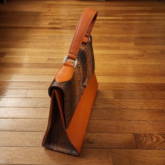 Veari Genuine Leather Python Purse - Picture 6 of 8